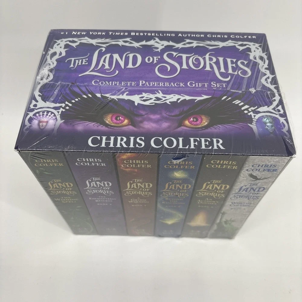 The Land of Stories Gift Set by Chris Colfer, Paperback Fantasy Age 9-12 6 Books